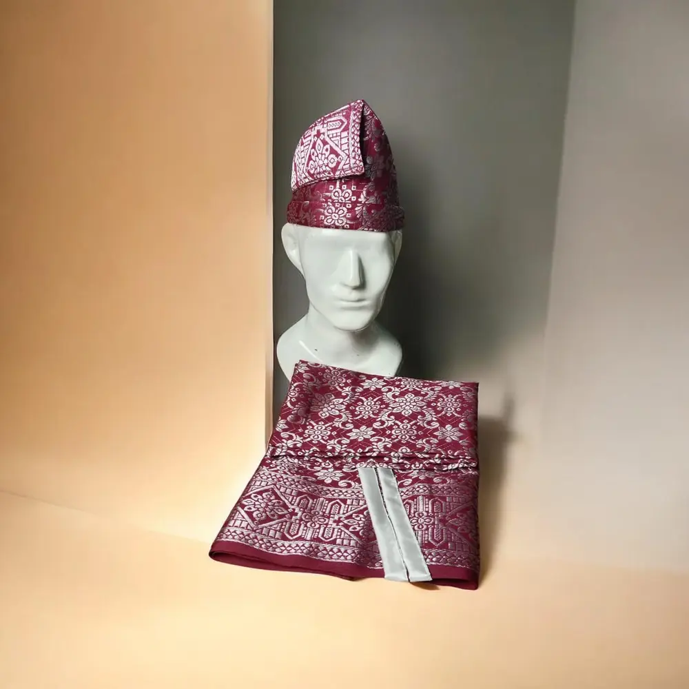 maroon silver